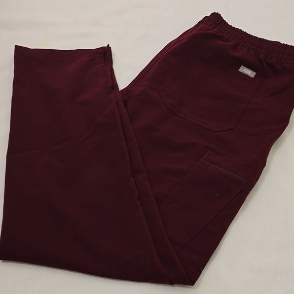 FIGS  Burgundy  Pants M - Picture 9 of 10